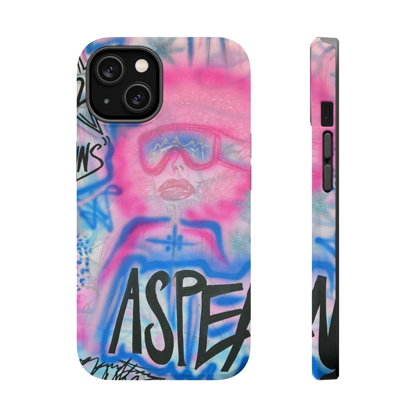 MagSafe "aspen aspirations" airbrush iPhone case