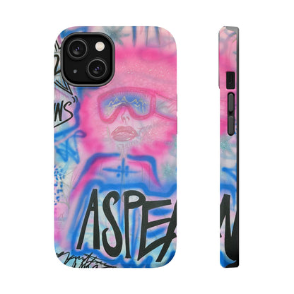 MagSafe "aspen aspirations" airbrush iPhone case