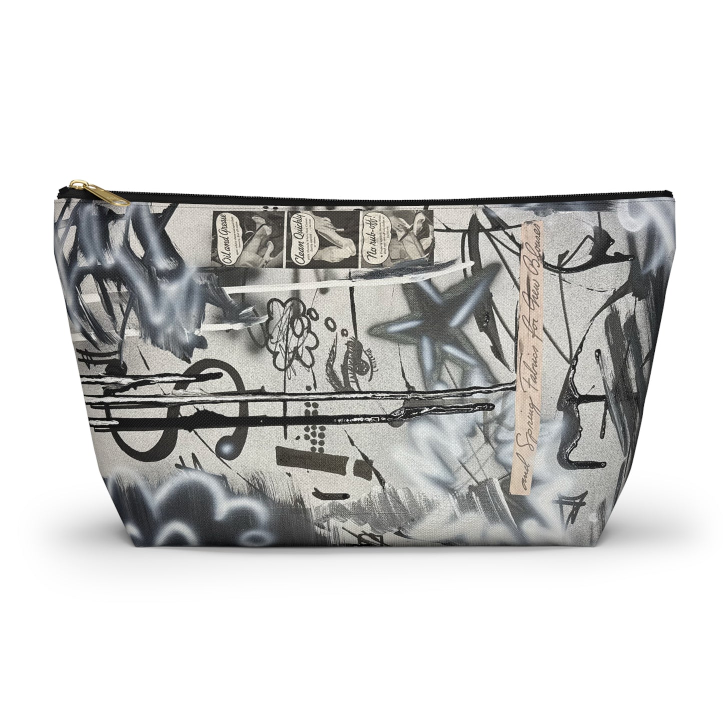"monochrome mood" airbrush makeup pouch