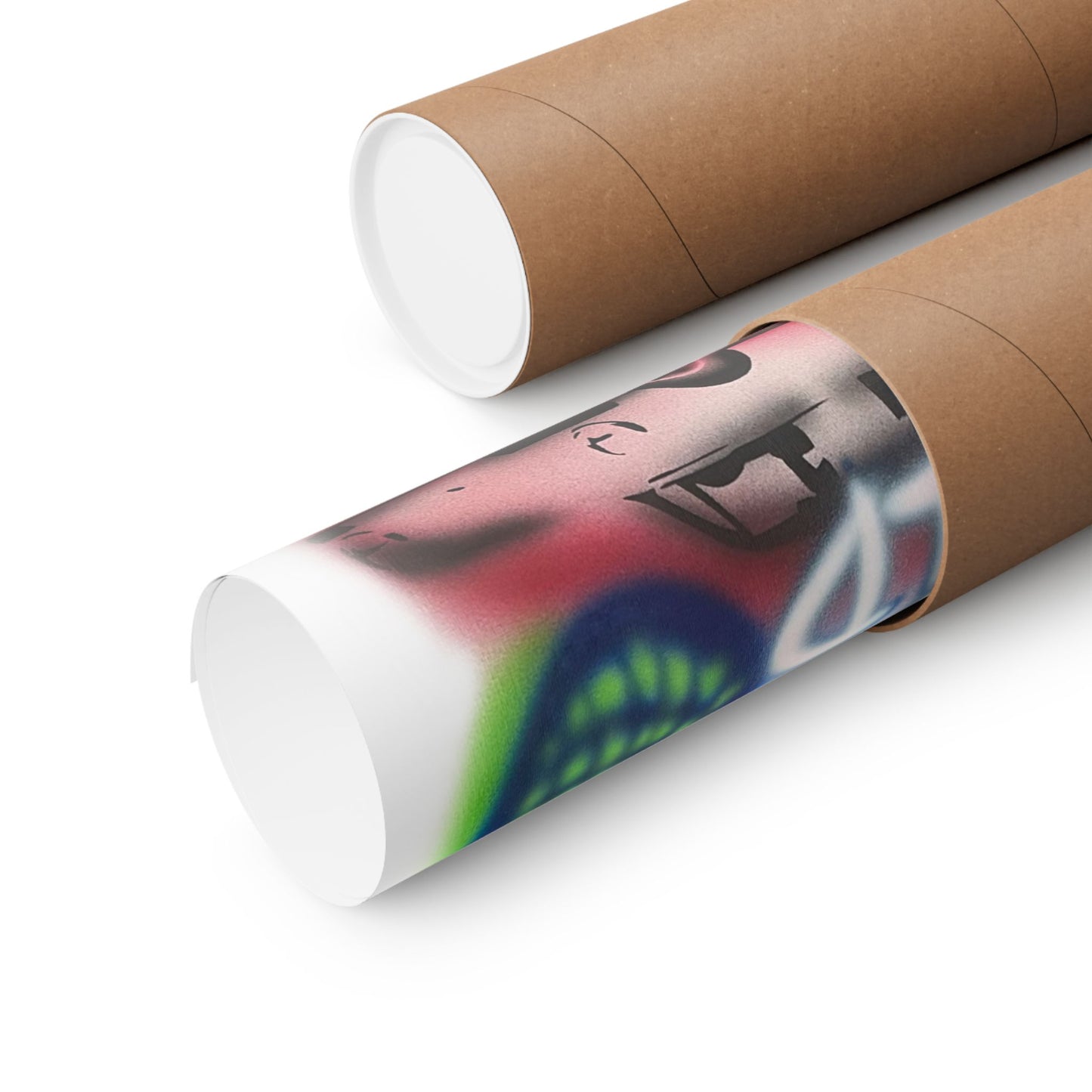 "it's ur WRLD" airbrush horizontal print