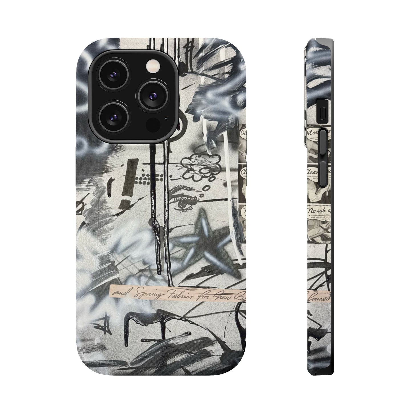 MagSafe "monochrome mood" airbrush iPhone case