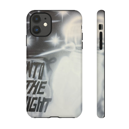 "into the night" airbrush iPhone case