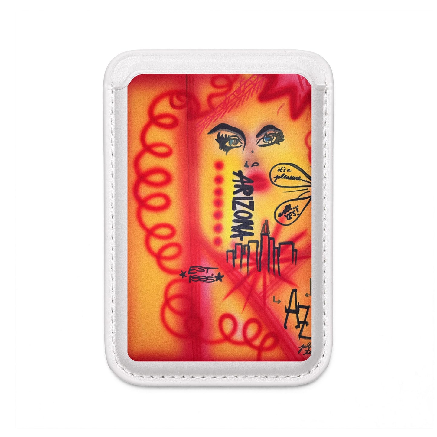 "tempe, az" airbrush vegan wallet (Magsafe® Compatible)