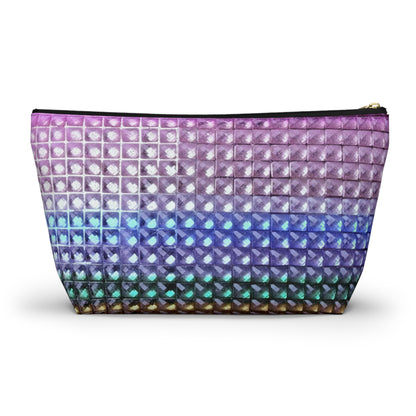 "multicolor studs" airbrush makeup pouch