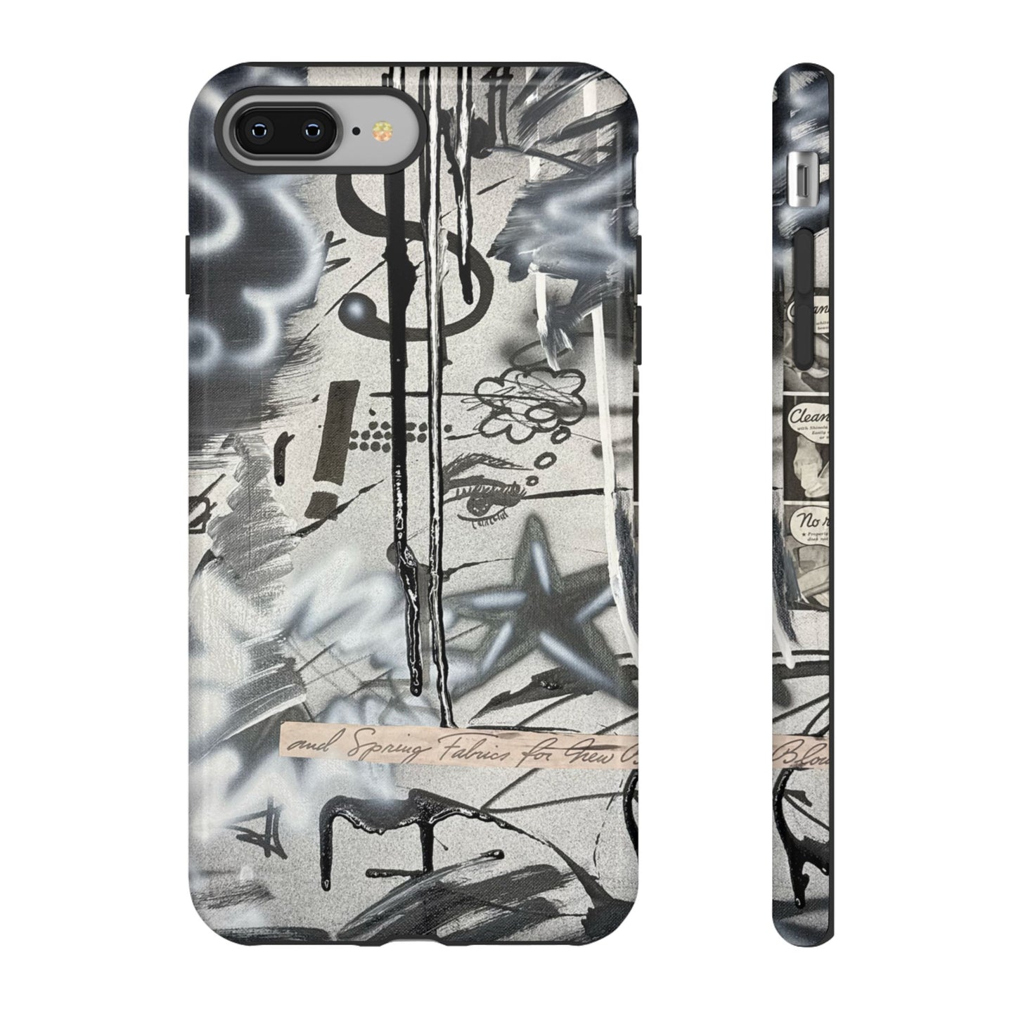 "monochrome mood" airbrush iPhone case