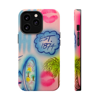 MagSafe "in the wave" airbrush iPhone case