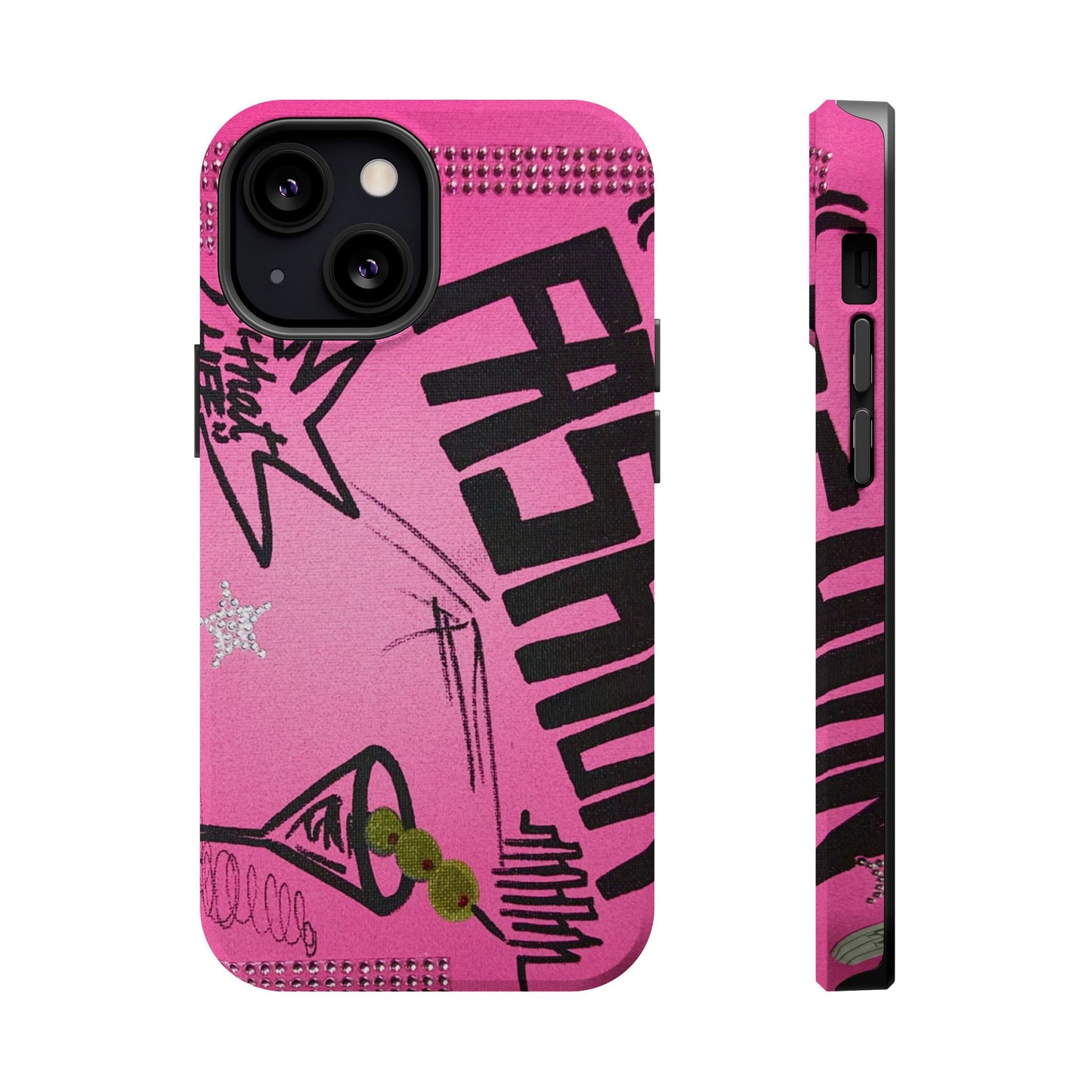 MagSafe "high fashion pt. 2" airbrush iPhone case