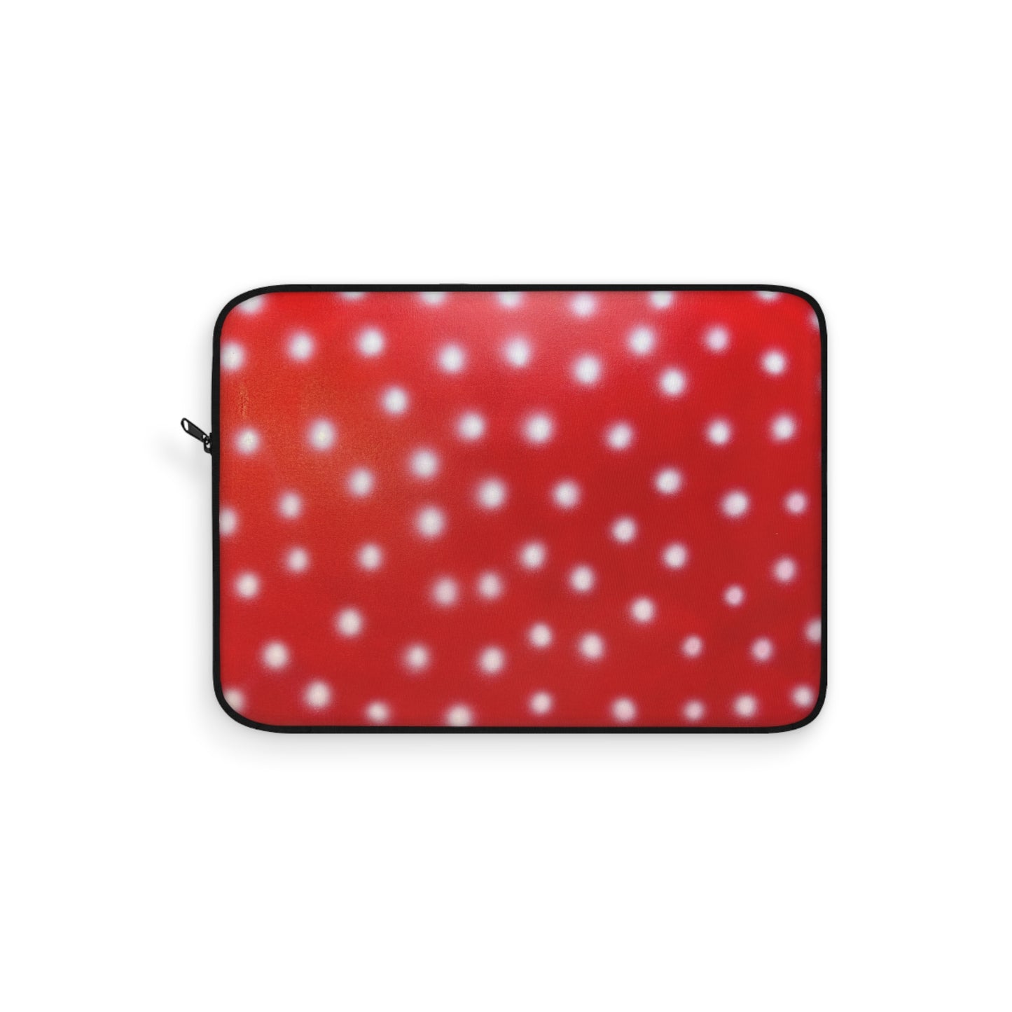 "cherry crush polka dot" airbrush laptop sleeve