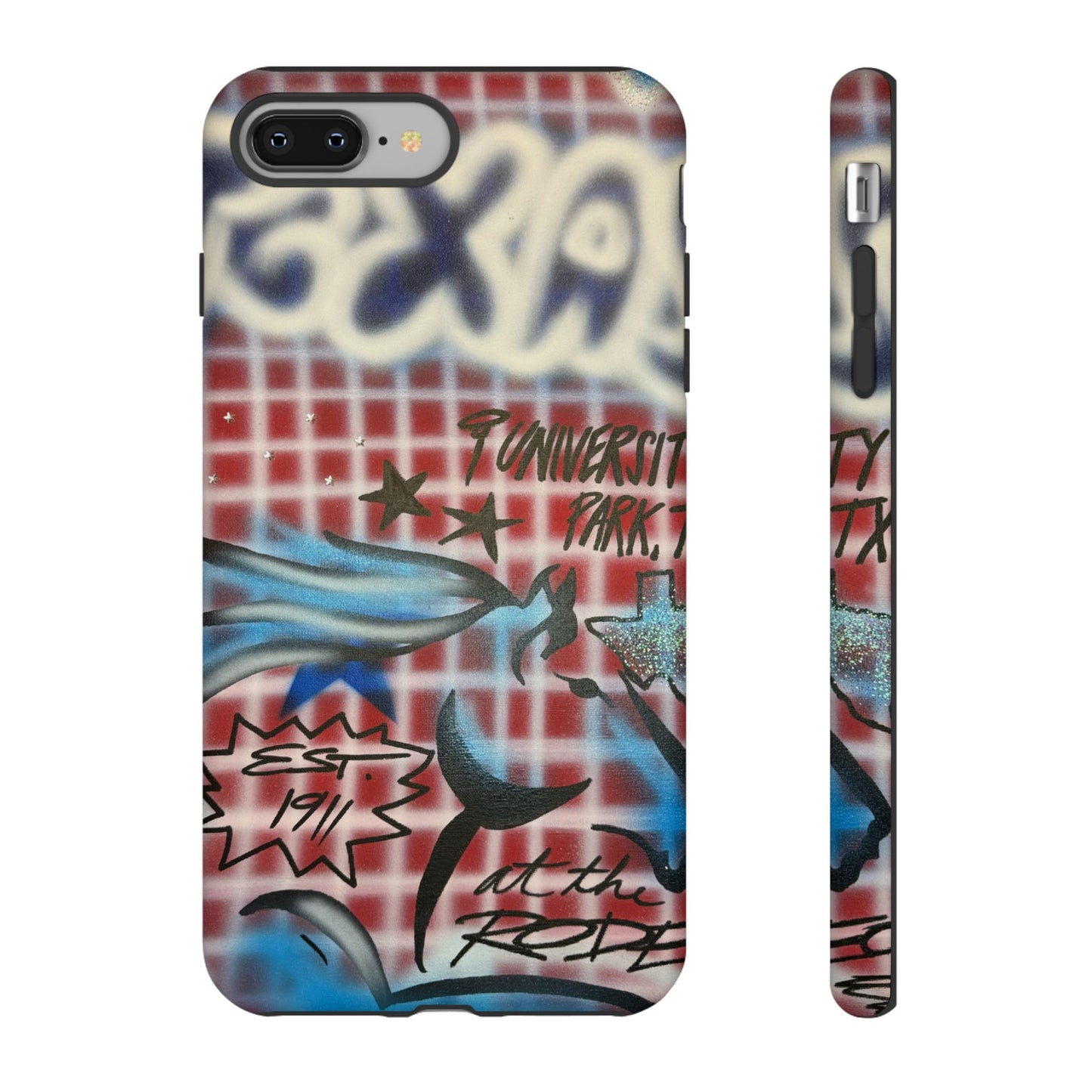 "texas" airbrush iPhone case