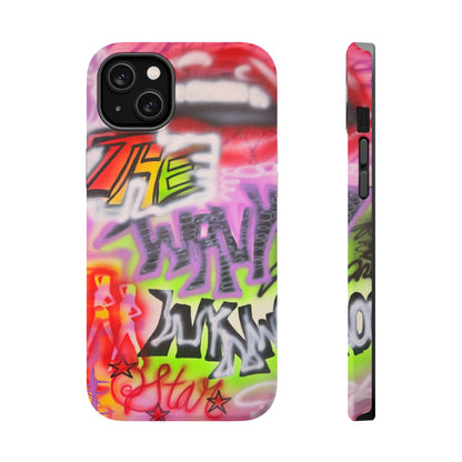 MagSafe "wynwood gold" airbrush iPhone case