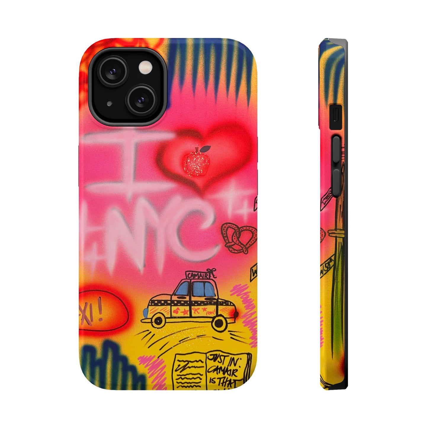 MagSafe "in the city" airbrush iPhone case