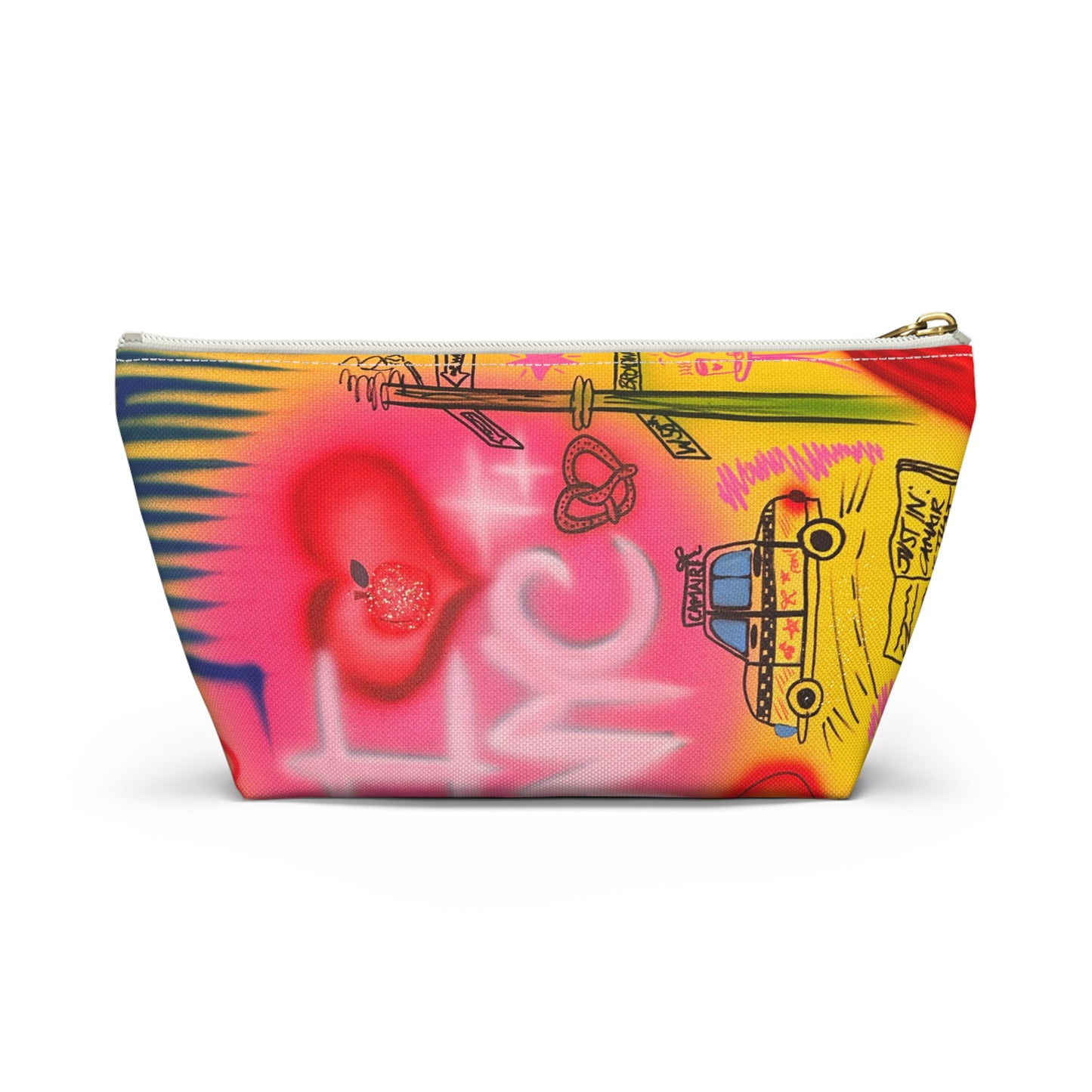 "in the city" airbrush makeup pouch