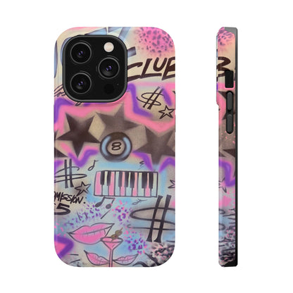MagSafe "jazz club" airbrush iPhone case