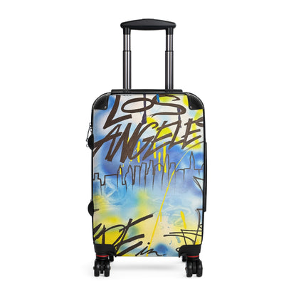 "los angeles" airbrush suitcase