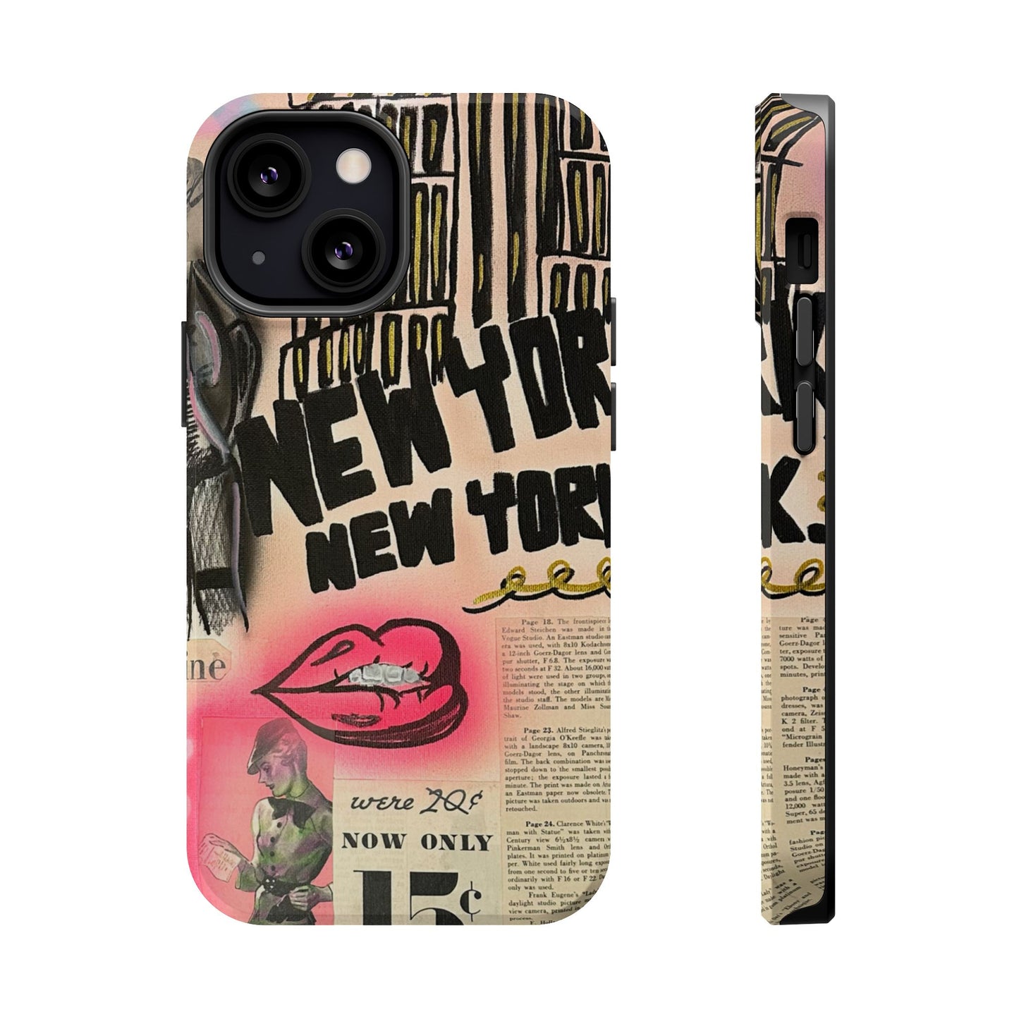 MagSafe "new york, new york" airbrush iPhone case