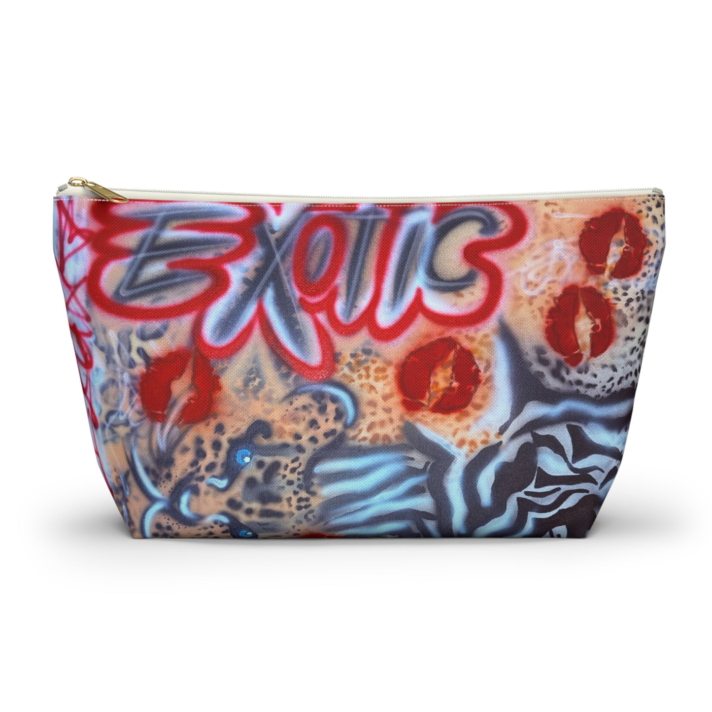 "exotic expectations" airbrush makeup pouch