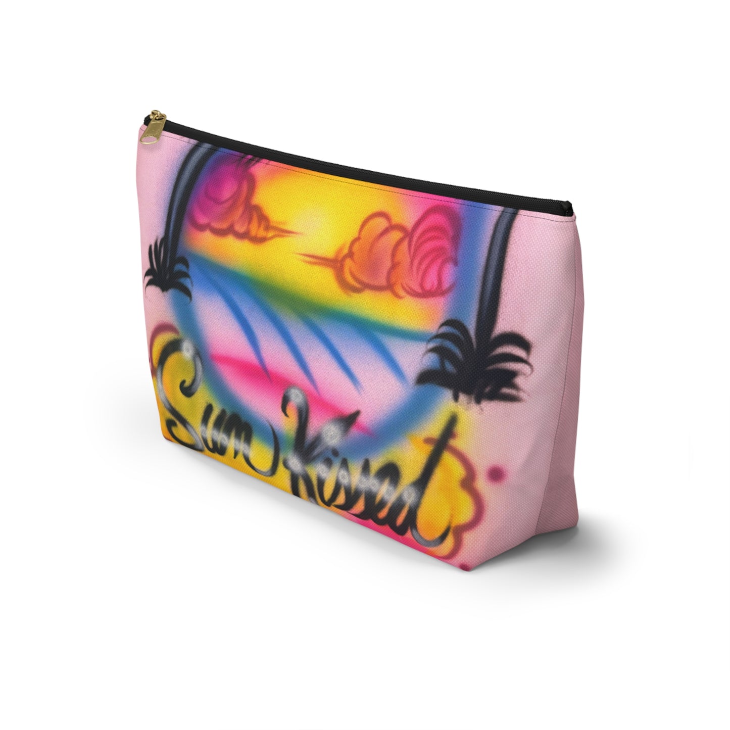 "sunkissed" airbrush makeup pouch