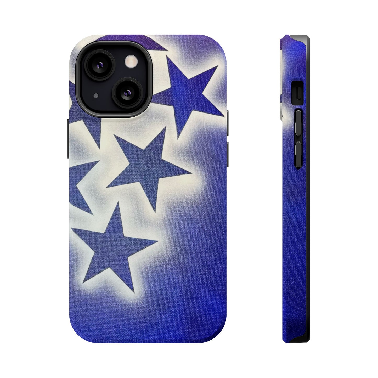 MagSafe "frosted galaxy" airbrush iPhone case