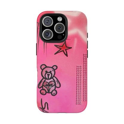 "teddy bear" airbrush iPhone case