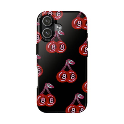 "black cherry 8ball" airbrush iPhone case