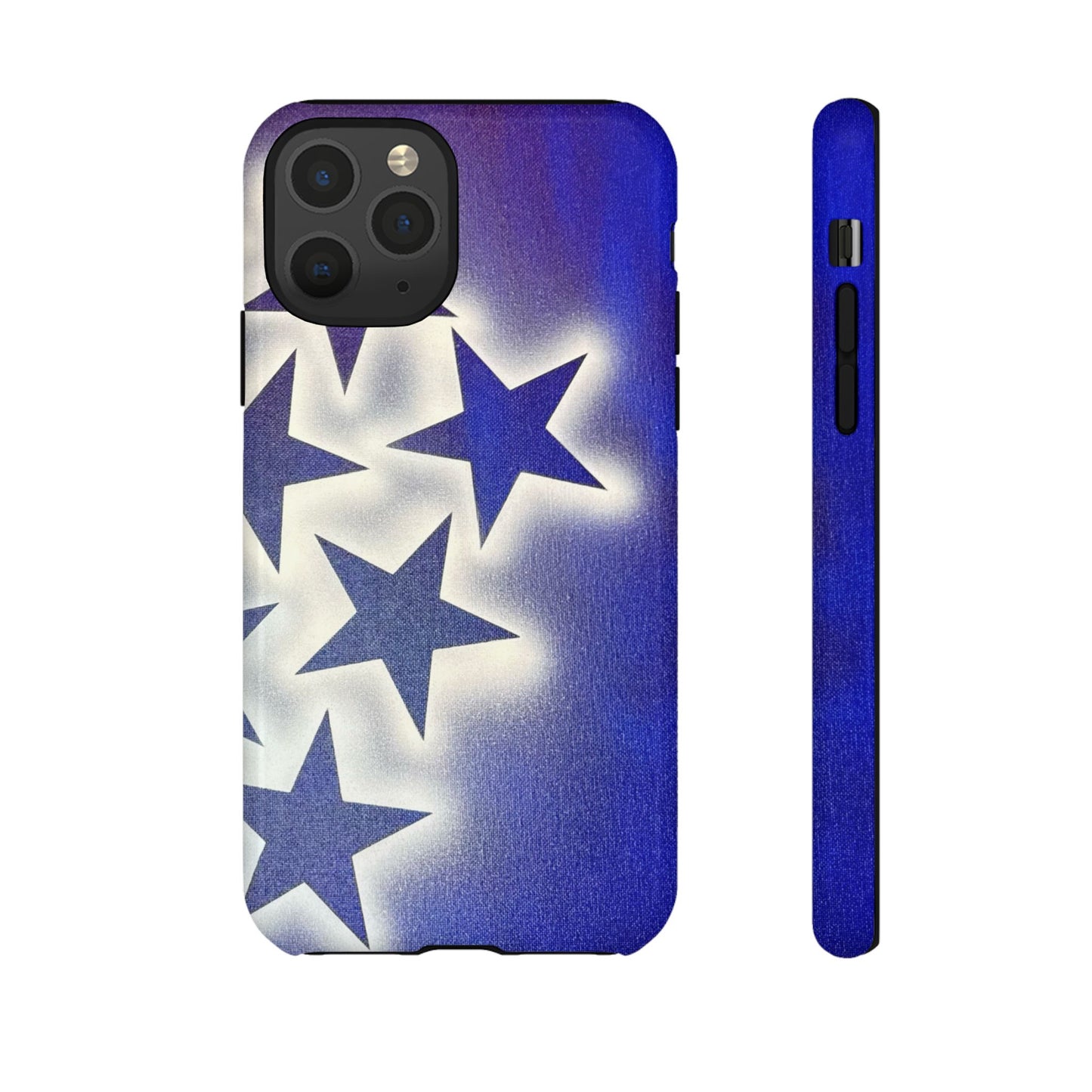 "frosted galaxy" airbrush iPhone case