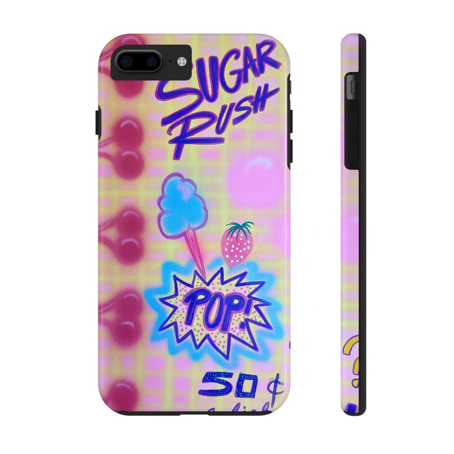 "sugar rush" airbrush iPhone case
