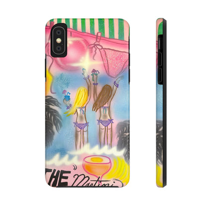 "kinis & tinis" airbrush iPhone case
