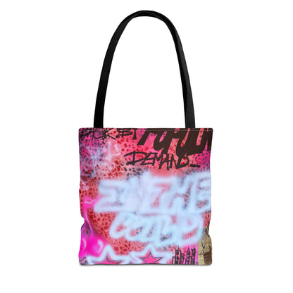 "in the wild" airbrush tote bag