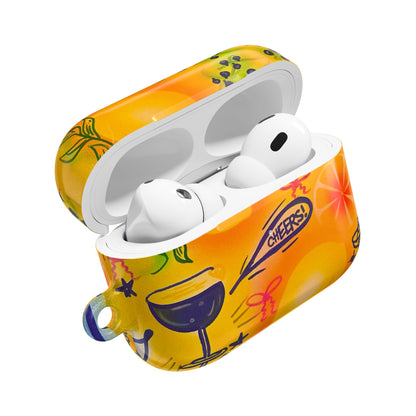 "citrus coastline" airbrush airpod cases