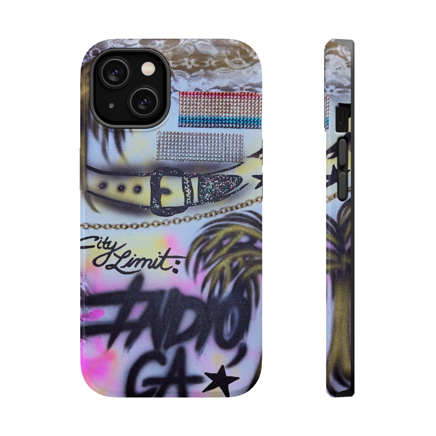 MagSafe "indio, ca" airbrush iPhone case