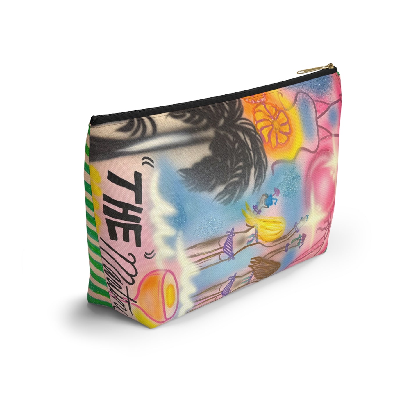 "kinis & tinis" airbrush makeup pouch
