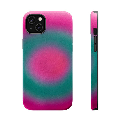 MagSafe "watermelon swirl aura" airbrush iPhone case
