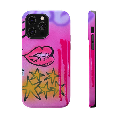 MagSafe "star drip" airbrush iPhone case