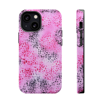 MagSafe "pink cheetah pt. 2" airbrush iPhone case