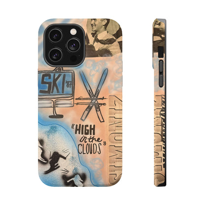 MagSafe "high in the clouds" airbrush iPhone cas