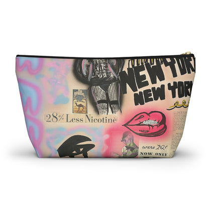 "new york, new york" airbrush makeup pouch