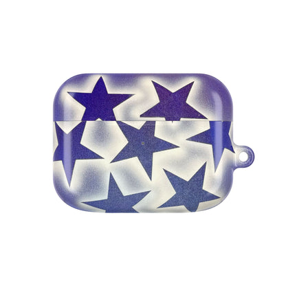 "frosted galaxy" airbrush airpod cases