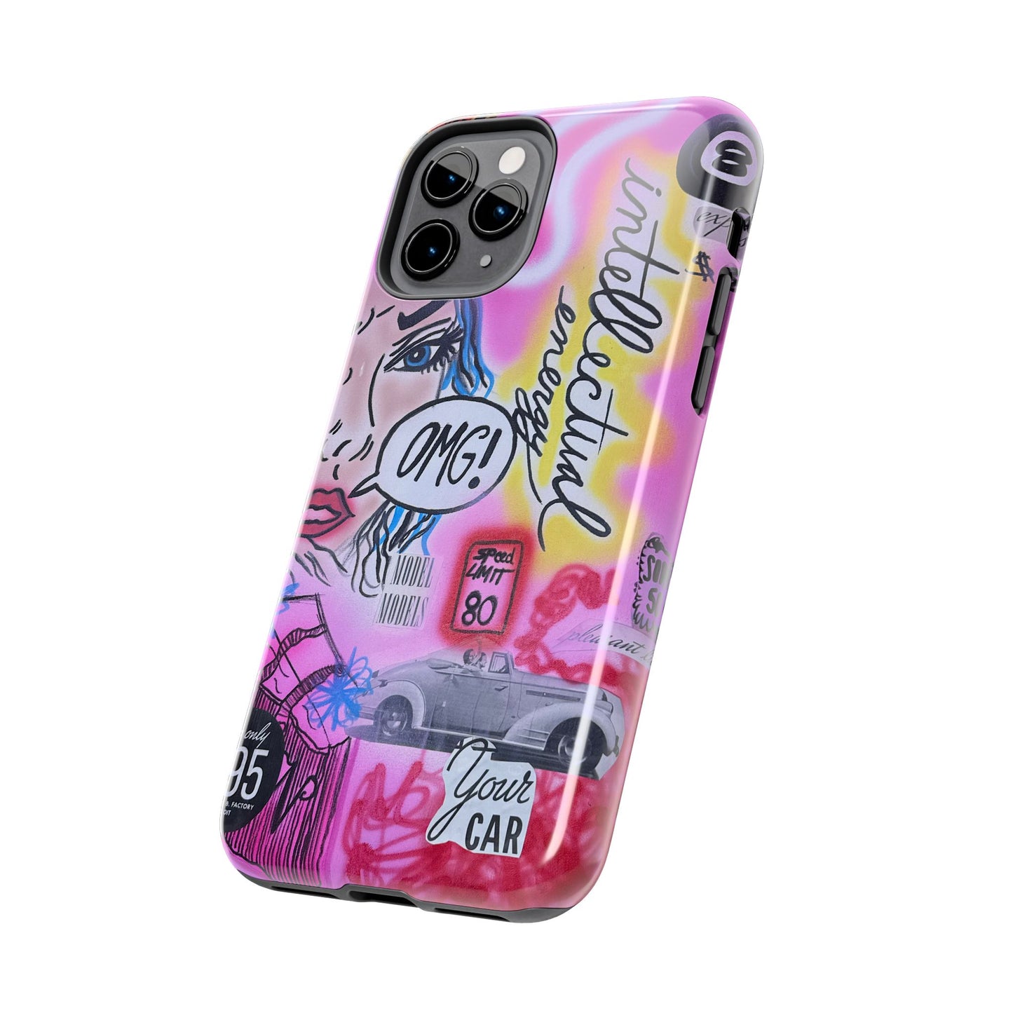"intellectual energy" airbrush iPhone case