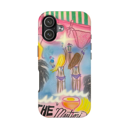 "kinis & tinis" airbrush iPhone case
