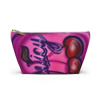 "juicy" airbrush makeup pouch