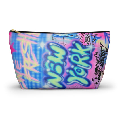 "spending $$ is my talent" airbrush makeup pouch