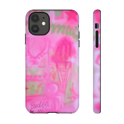 "miami matcha" airbrush iPhone case