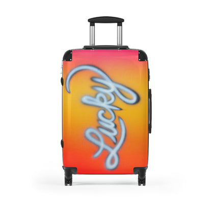 "lucky" airbrush suitcase