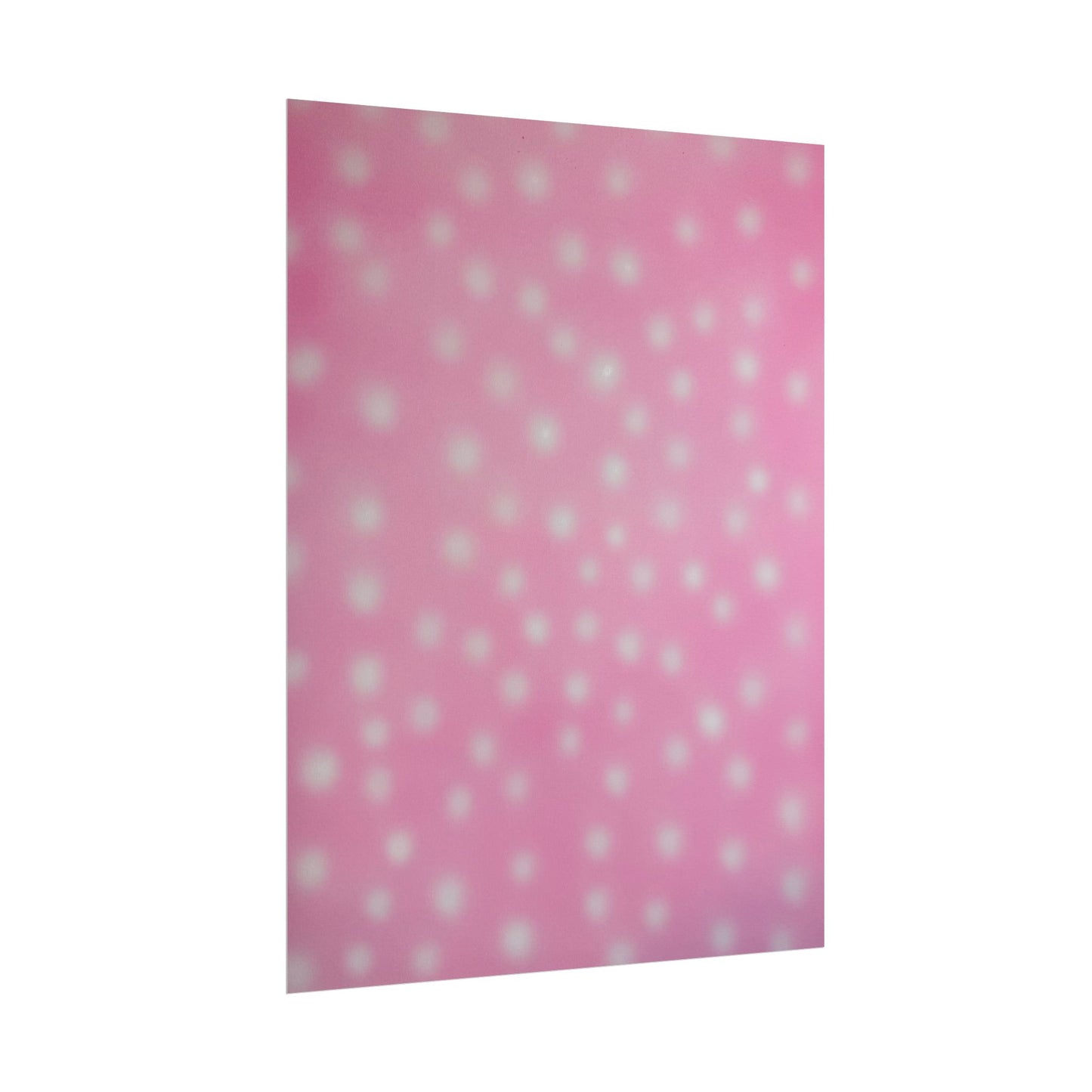 "strawberry swirl polka dot" airbrush rolled print