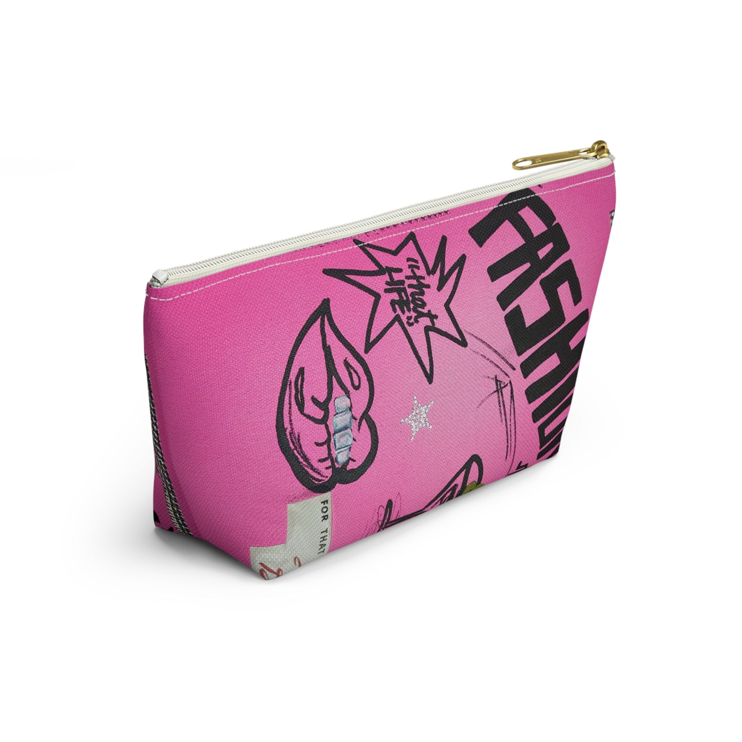 "high fashion" airbrush makeup pouch