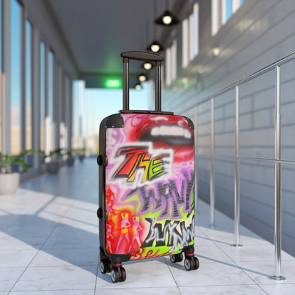 "wynwood gold" airbrush suitcase