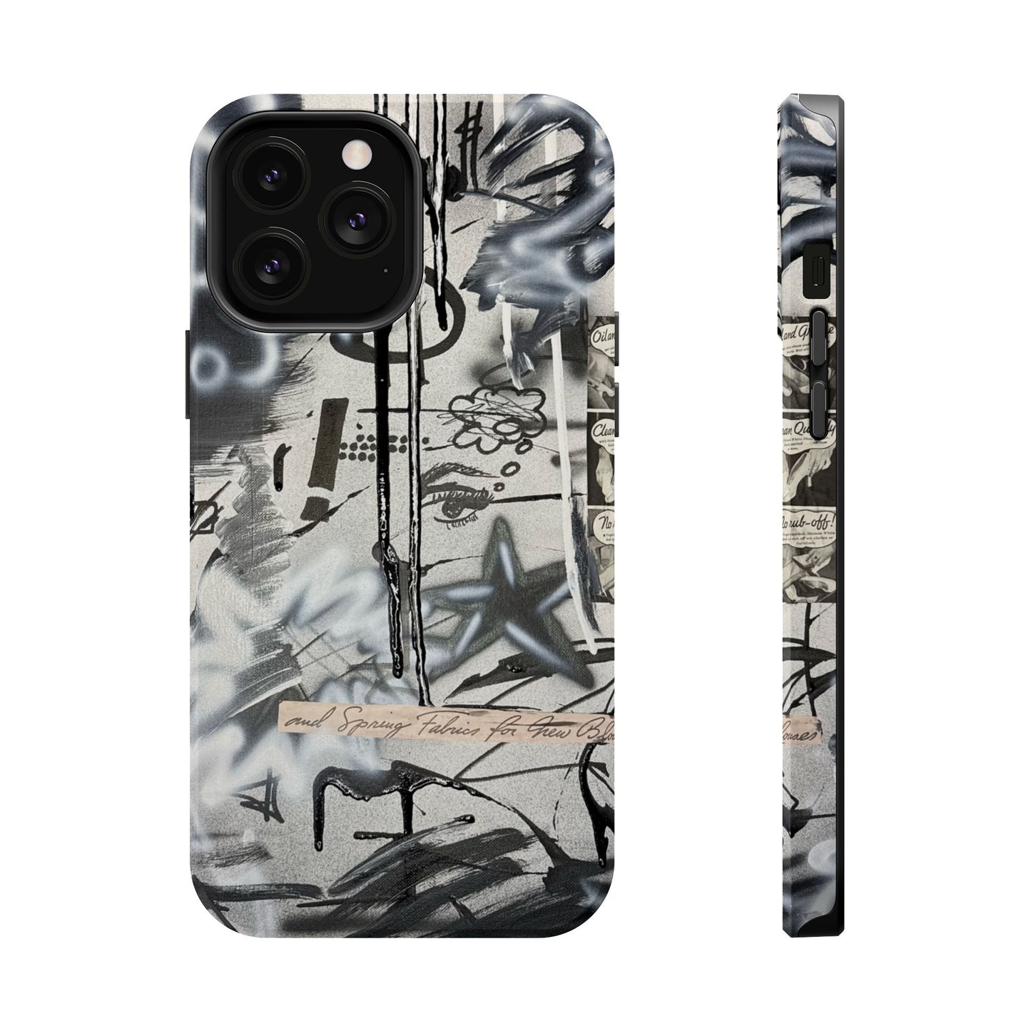 MagSafe "monochrome mood" airbrush iPhone case