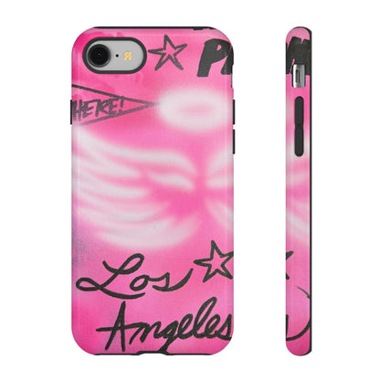 "pink angel wings" airbrush iPhone case