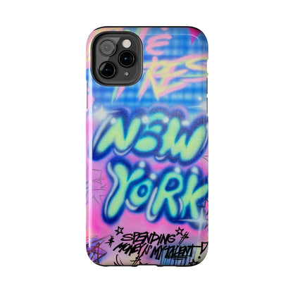 "spending $$ is my talent" airbrush iPhone case