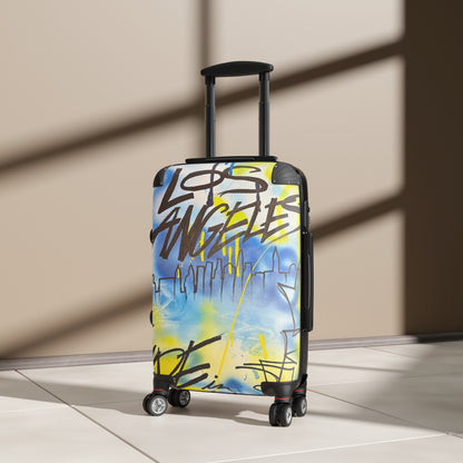 "los angeles" airbrush suitcase